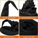Women's Burgundy & Black Gothic Witch Dress Costume Set