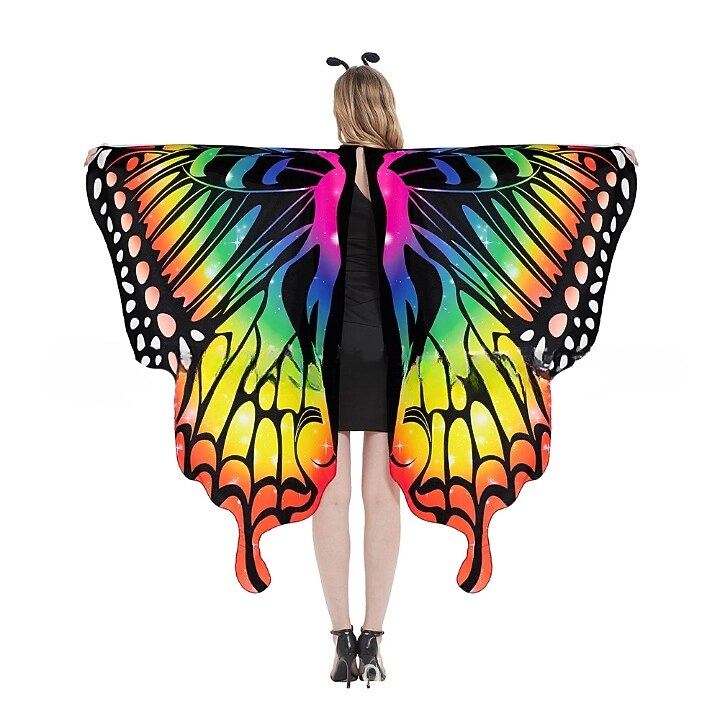 Butterfly Costume with Wings Headband Mask
