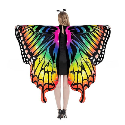 Butterfly Costume with Wings Headband Mask