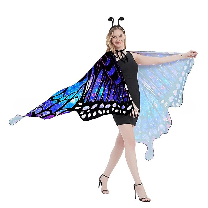 Butterfly Costume with Wings Headband Mask