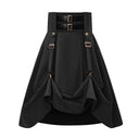 Steampunk Skirt Length Adjustable Skirt With Pocket - Retrorobe