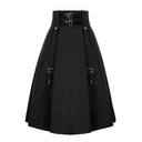 Steampunk Skirt Length Adjustable Skirt With Pocket - Retrorobe