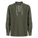 Pirate Style Lace-Up Poet Blouse - Retrorobe