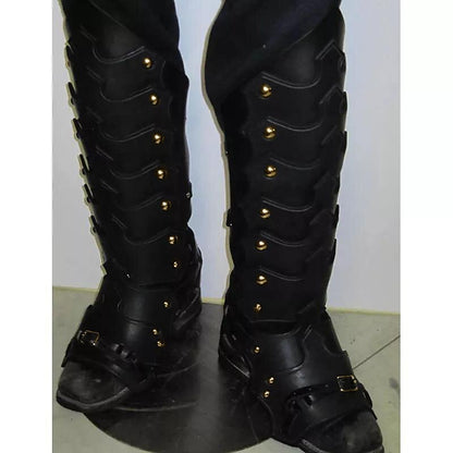 Unisex Gothic Medieval Legguards Boot Covers