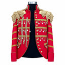 Men's Red Gold-Fringed Nutcracker Coat