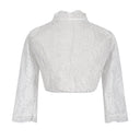 Oktoberfest Grey Dirndl Dress with Lace Apron and Blouse - Retrorobe