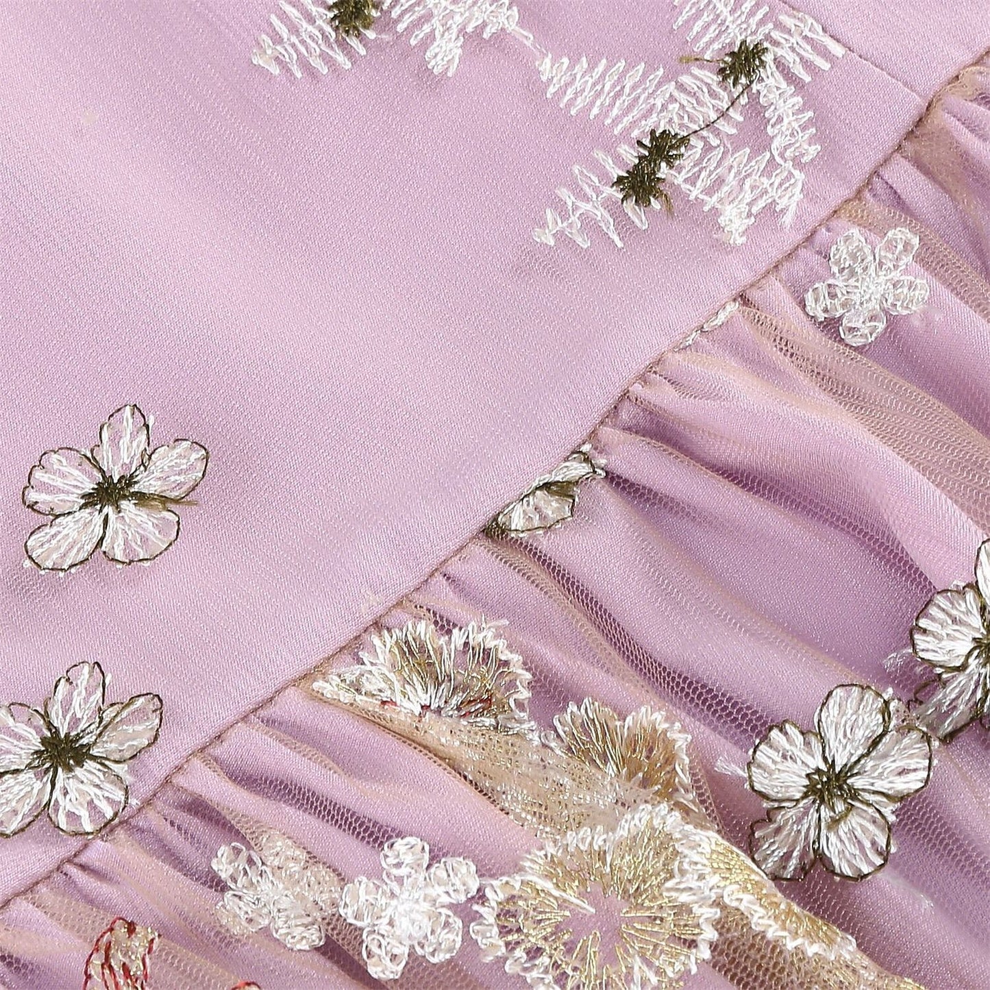 Floral Embroidered Midi Dress