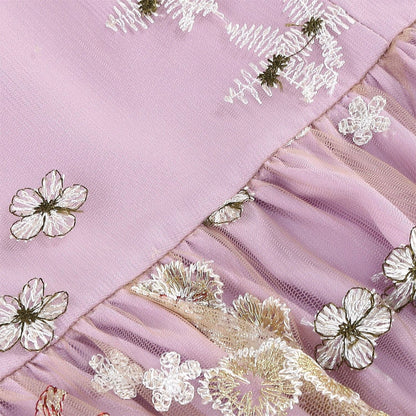 Floral Embroidered Midi Dress