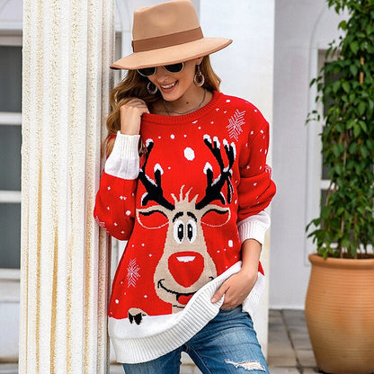 Jolly Rudolph Ugly Christmas Sweater
