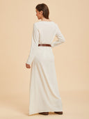 Women's Ivory Medieval Peasant Dress Costume Set for Renaissance Faire