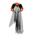 Women's Gothic Floral Veil Halloween Headband