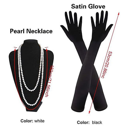 Red Flapper Dress with ACCs