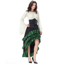 Medieval Pirate Set with Blouse Skirt Waspie Corset Belt