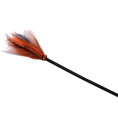 Witch Broomstick Halloween Prop Tulle