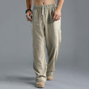 Classic Medieval Straight Leg Cotton Linen Trouser - Retrorobe