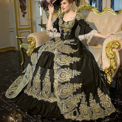 Rococo Baroque Style Court Gown