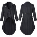 Men's Steampunk Solid Color Tailcoat - Retrorobe