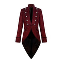 Conjunto para hombre de levita de vampiro y bodysuit de esqueleto, de 3 piezas