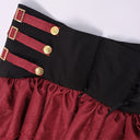 Women's Victorian Vampire Cloak 4-Piece Set