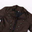 Men's Skeleton Pirate 4-Piece Costume Set