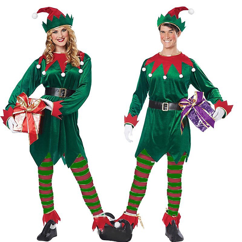 Unisex Christmas Elf Costume