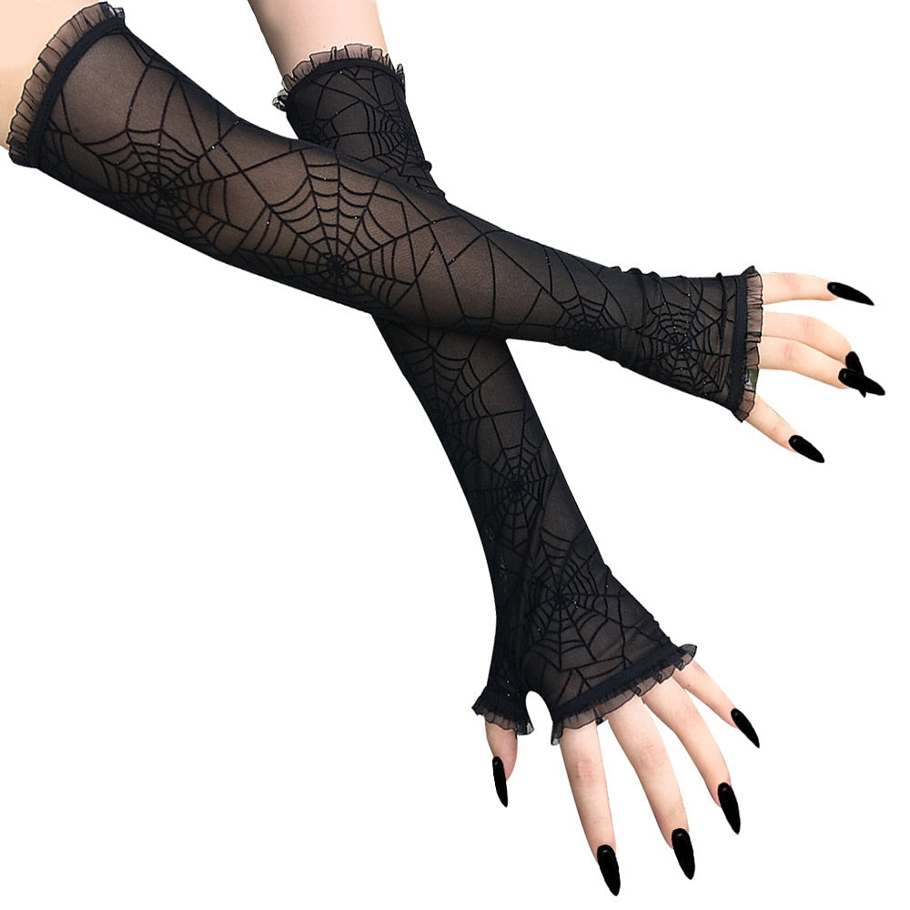 Halloween Gothic Women's Witch Gloves