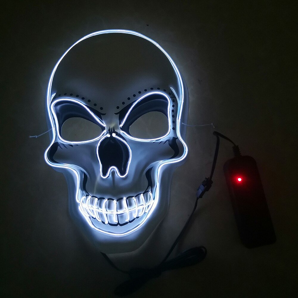 Skull Skeleton LED Mask