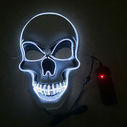 Skull Skeleton LED Mask