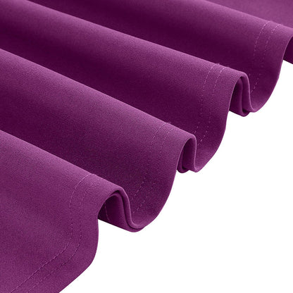 Women's 1950s Bow Tie Neck Long Sleeve A-Line Dress