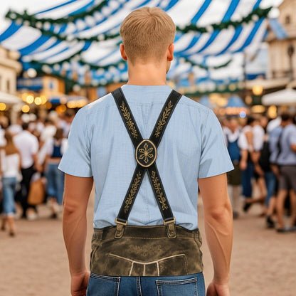 Men's Oktoberfest Lederhosen Graphic T-shirt