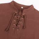 Pirate Style Lace-up Tunic - Retrorobe