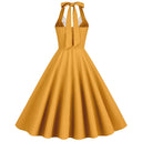 Vintage Collar Grace Midi Dress