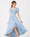 Robe de costume fantaisie elfique verte pour GN 