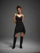Women's Gothic Skeleton Bodysuit 3-Piece Halloween Costume Set