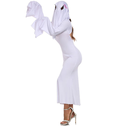 Sexy White Ghost Halloween Dress