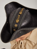 Men's Beige Ruffled Pirate Costume Set