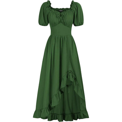 Green Elven LARP Fantasy Costume Dress