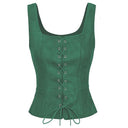 Pirate Renaissance Lace up Corset Vest Bodice - Retrorobe