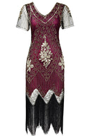 Art Deco Flapper Dress with Accessories Set
