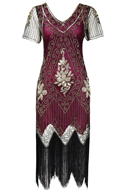 Art Deco Flapper Dress with Accessories Set