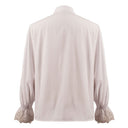 Renaissance Ruffle Decorated Tops with Lace Cuffs - Retrorobe