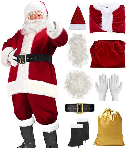 Men's Deluxe Santa Claus Costume