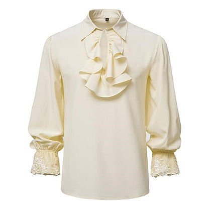 Retro Prince Gentleman Style Shirt for Cosplay Ritter Look