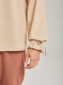 Men's Medieval Linen-Blend Tunic Shirt