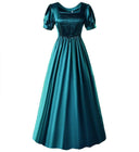 Victorian Medieval Renaissance Vintage Cocktail Tea Dress - Retrorobe