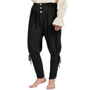 Men's Black Pirate Costume Set with Black Pant.