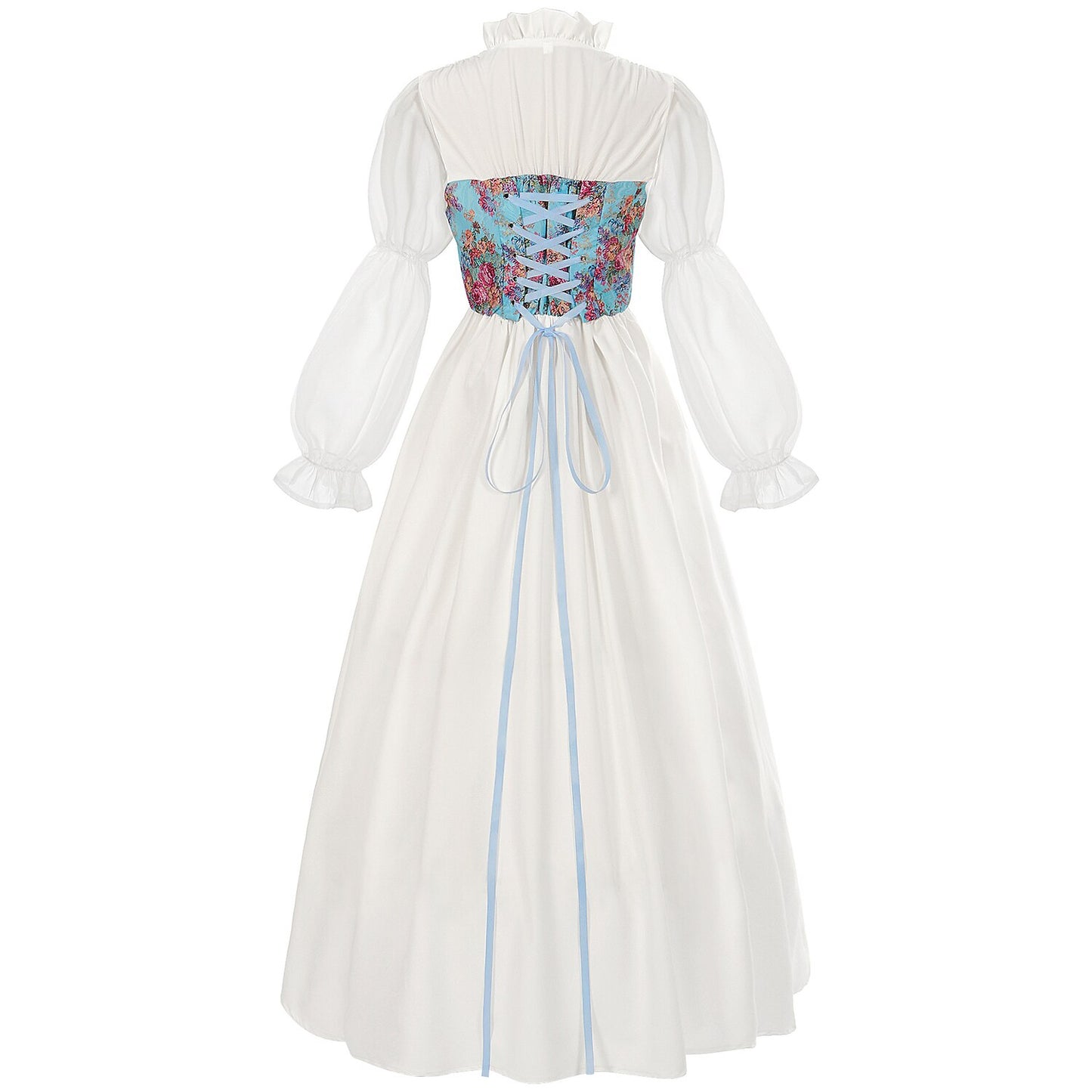 Robe de costume de fée de la Renaissance avec accessoires