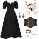 Renaissance Fairy Costume Dress with Corset & ACCs - Retrorobe