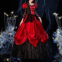 Gothic Victorian Crinoline Style Ball Gown - Retrorobe