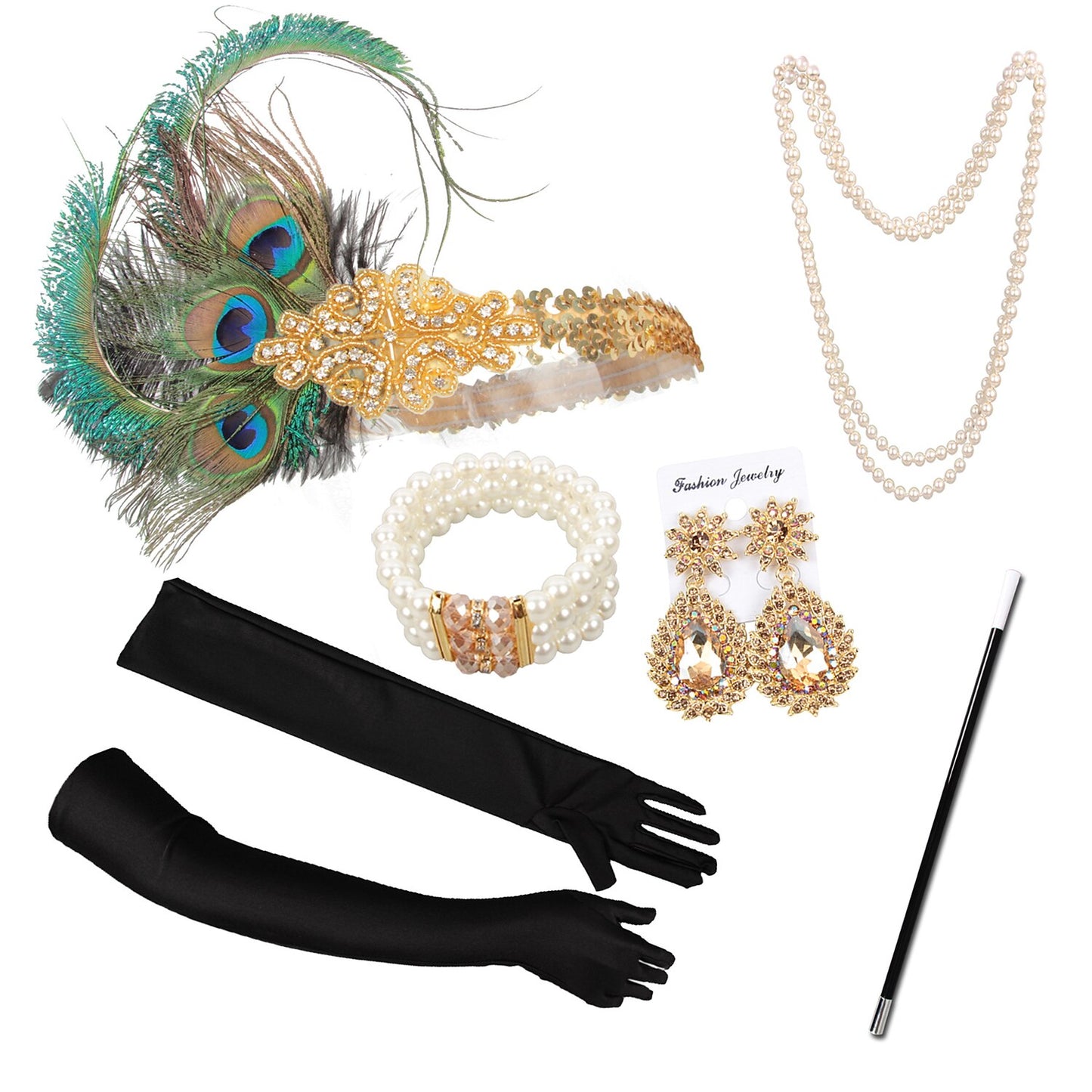 6PCS Roaring 20s Accessory Set